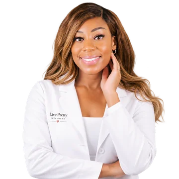 Jean, Nurse Practitioner Strategist and founder of Live Pretty Wellness